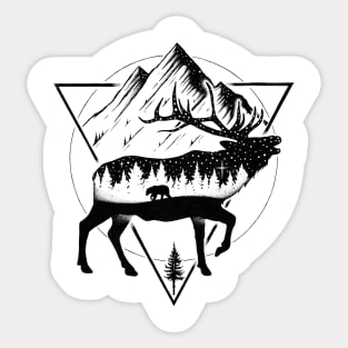 IN THE WILDERNESS III Sticker